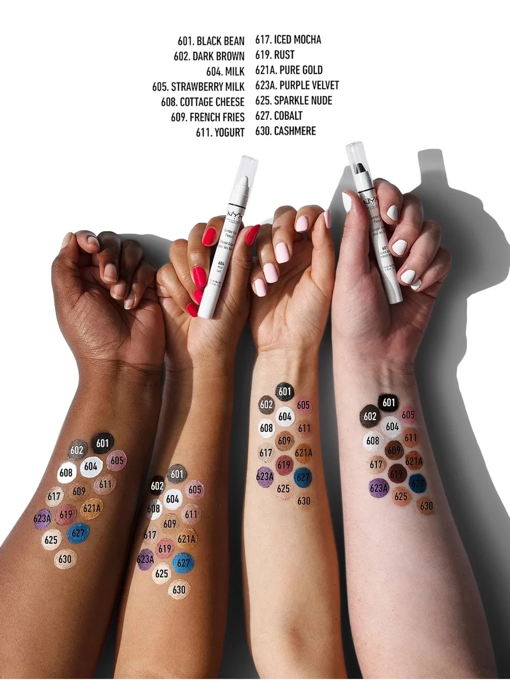NYX Jumbo Eye Pencil All-In-One Eyeshadow Eyeliner Pencil - Matcha, NEW